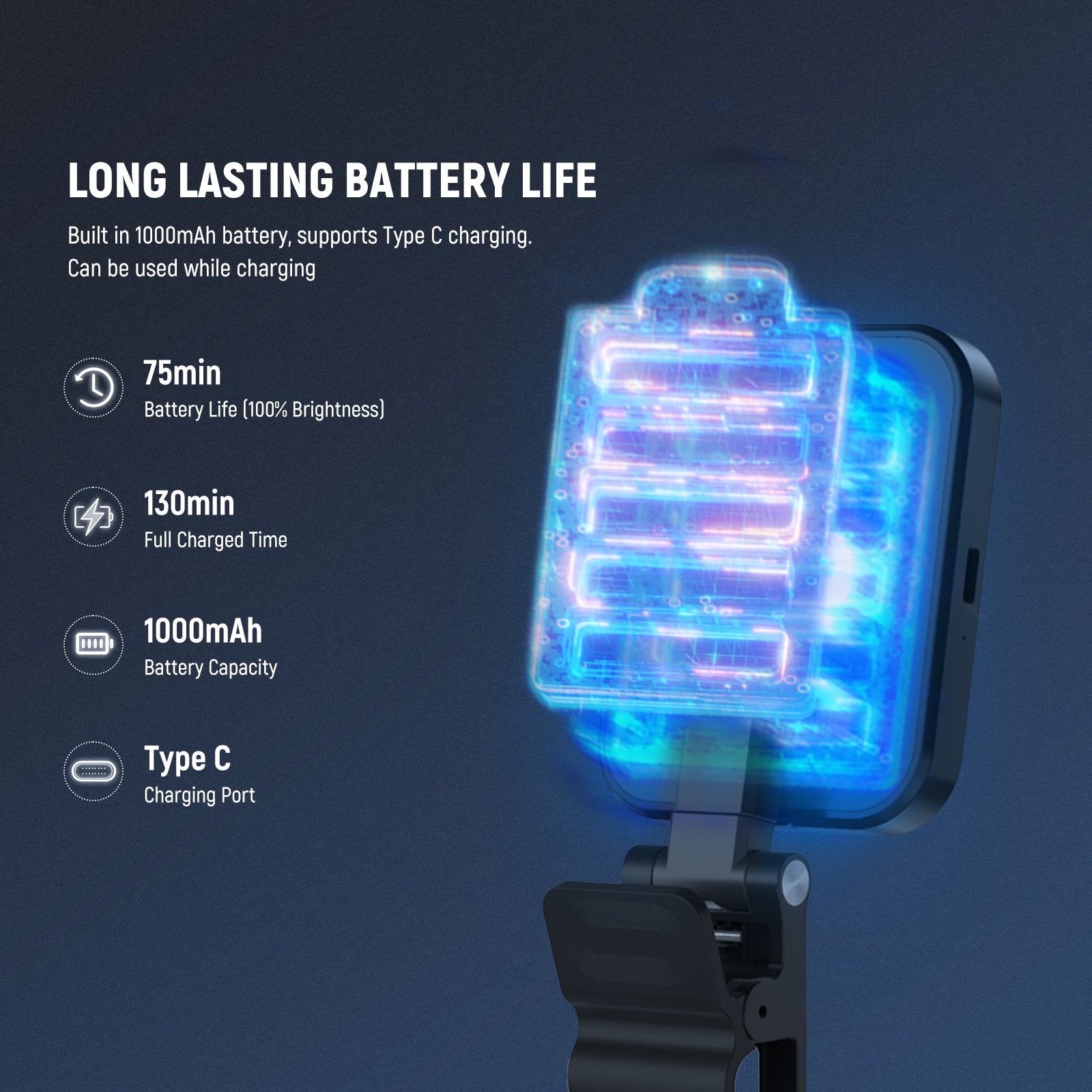 NEEWER BL48B Basic Magnetic Selfie Light