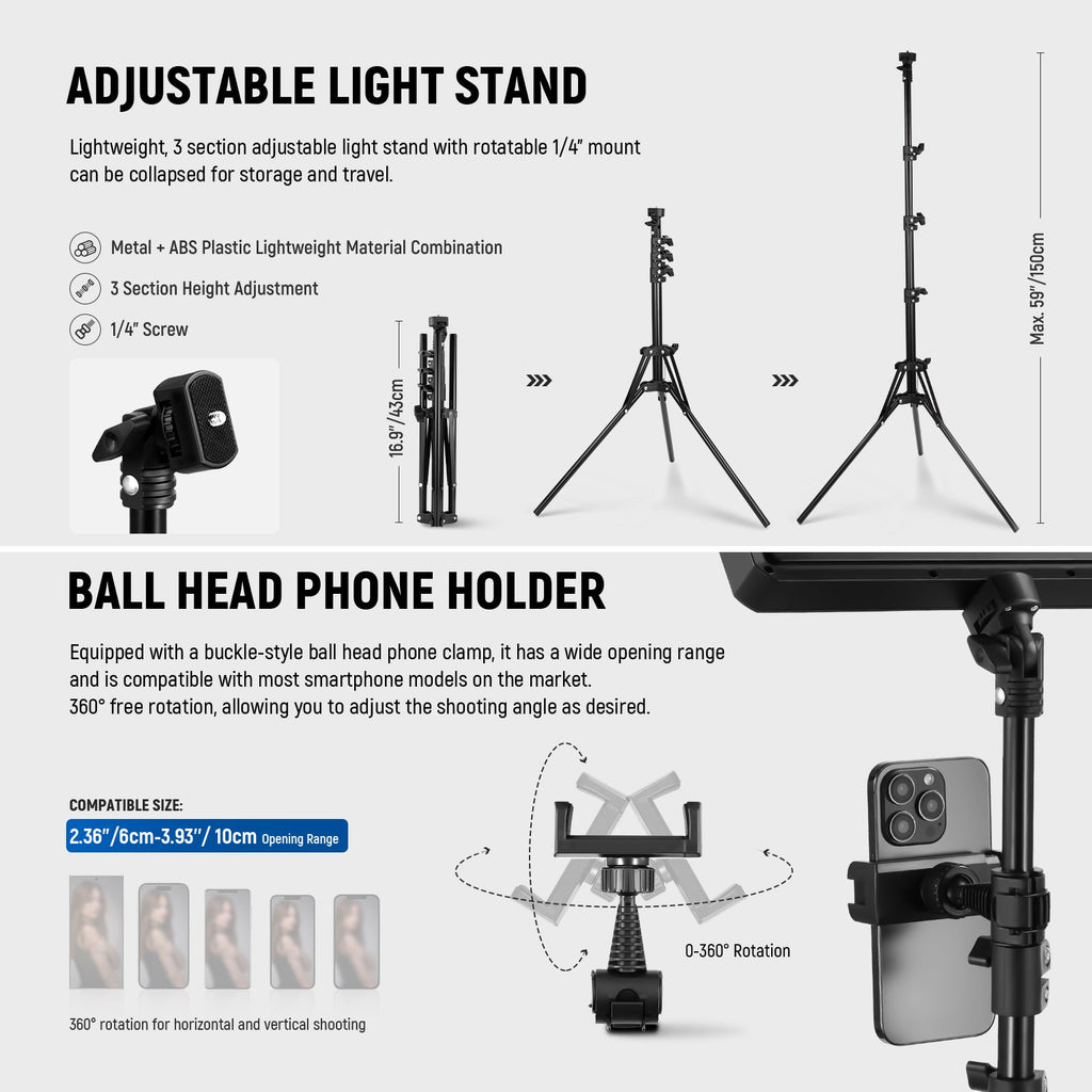 NEEWER BP300 LED Video Light