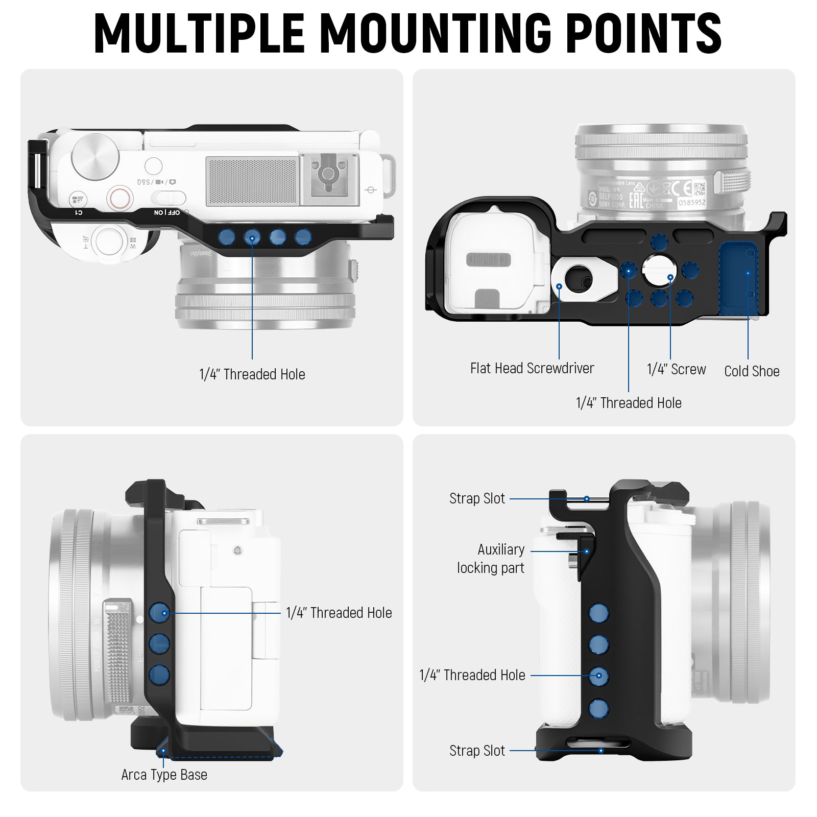NEEWER CA003 Camera Cage - Sony ZV-E10