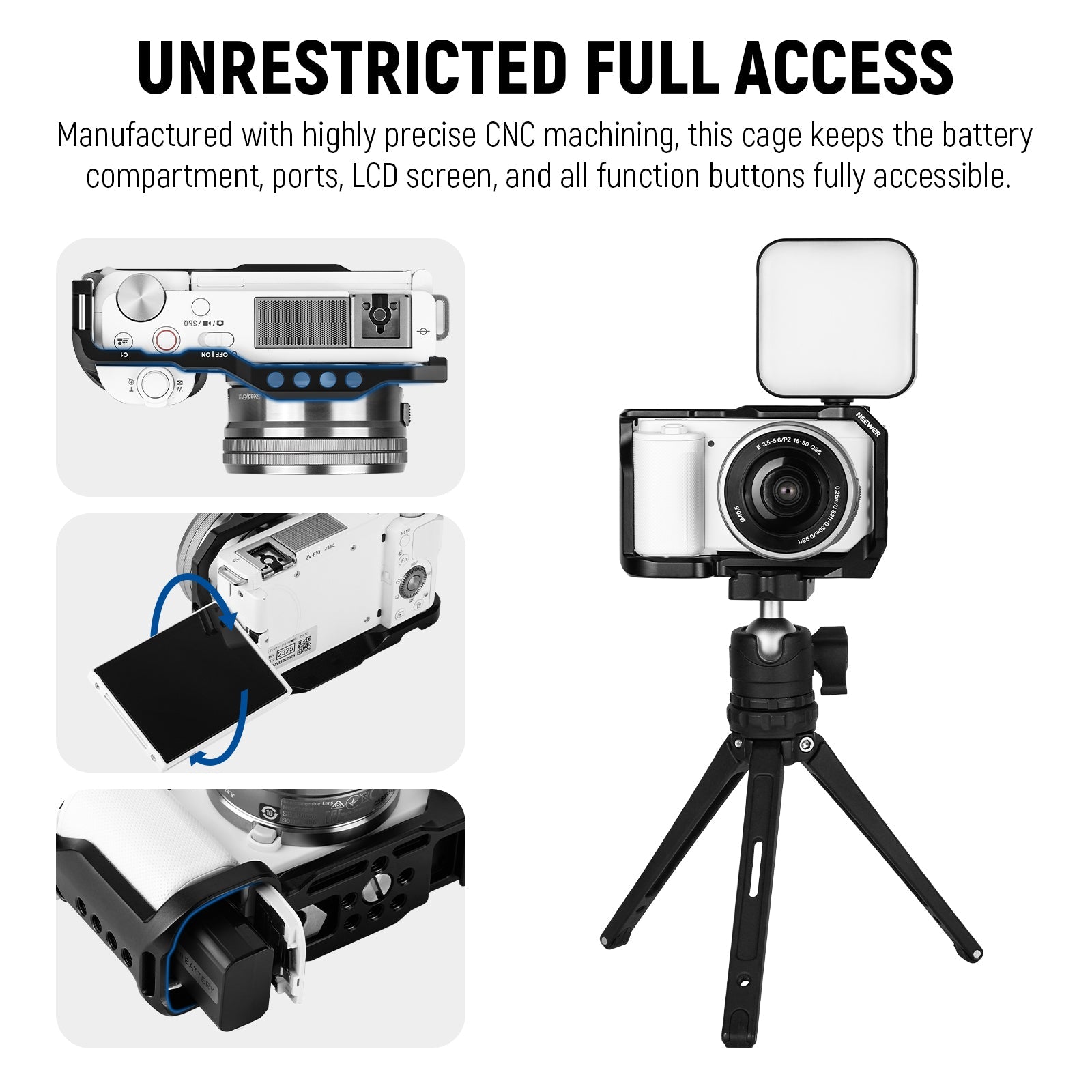 NEEWER CA003 Camera Cage - Sony ZV-E10