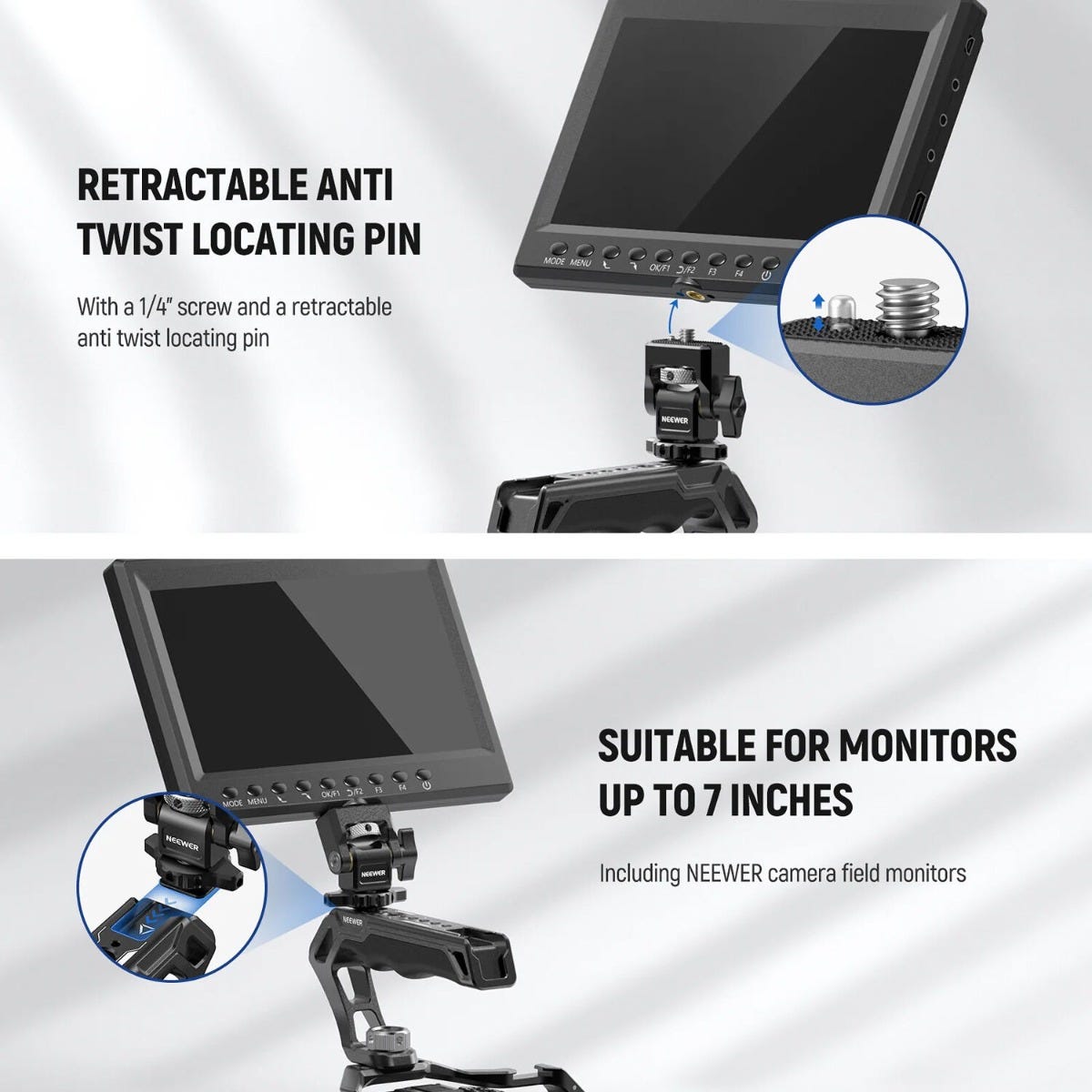 NEEWER CA007 Top Handle and MA006 Monitor Mount