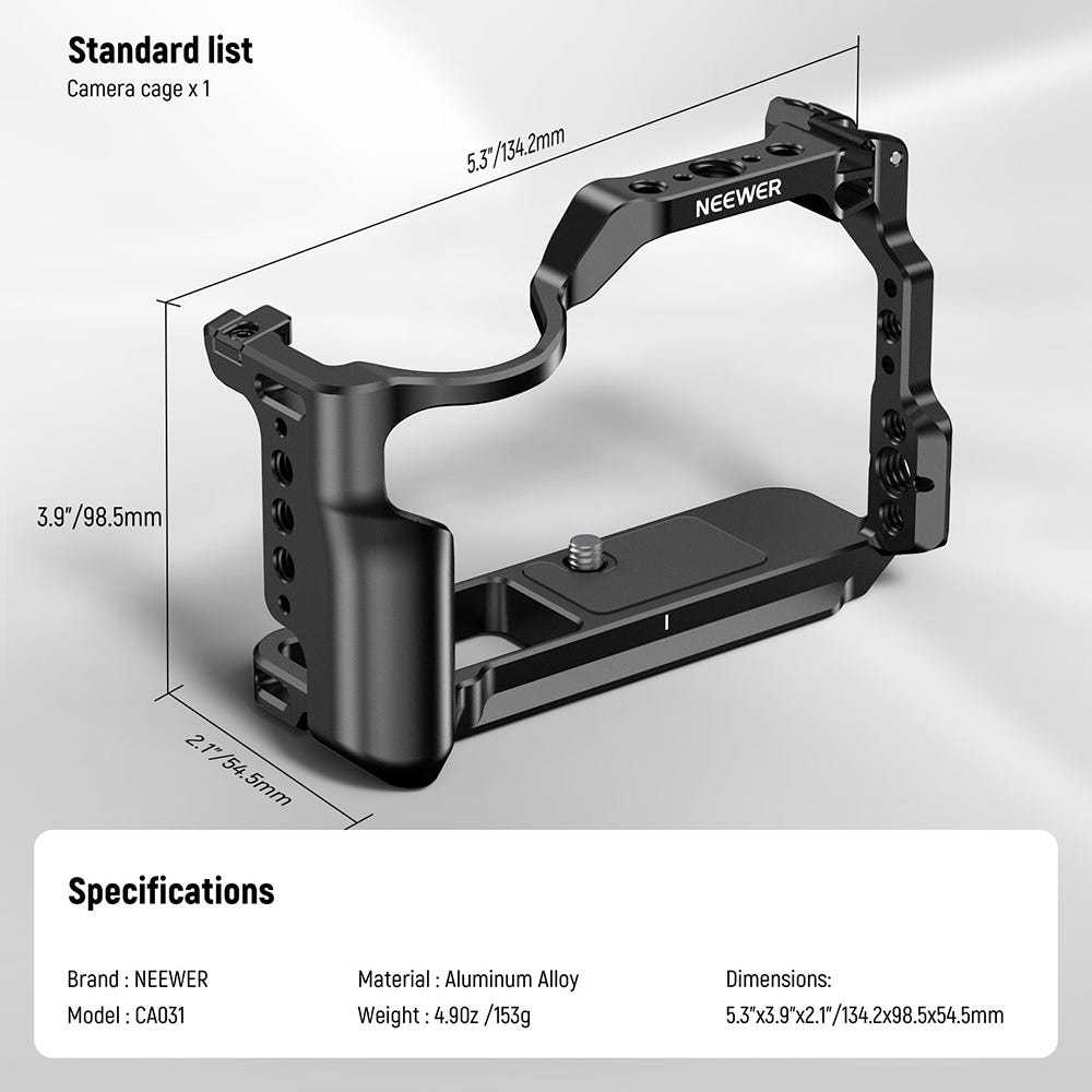 NEEWER CA031 Canon R50 Camera Cage