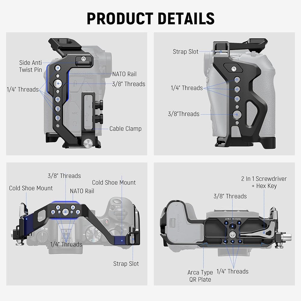 NEEWER CA039 Canon R8 Camera Cage