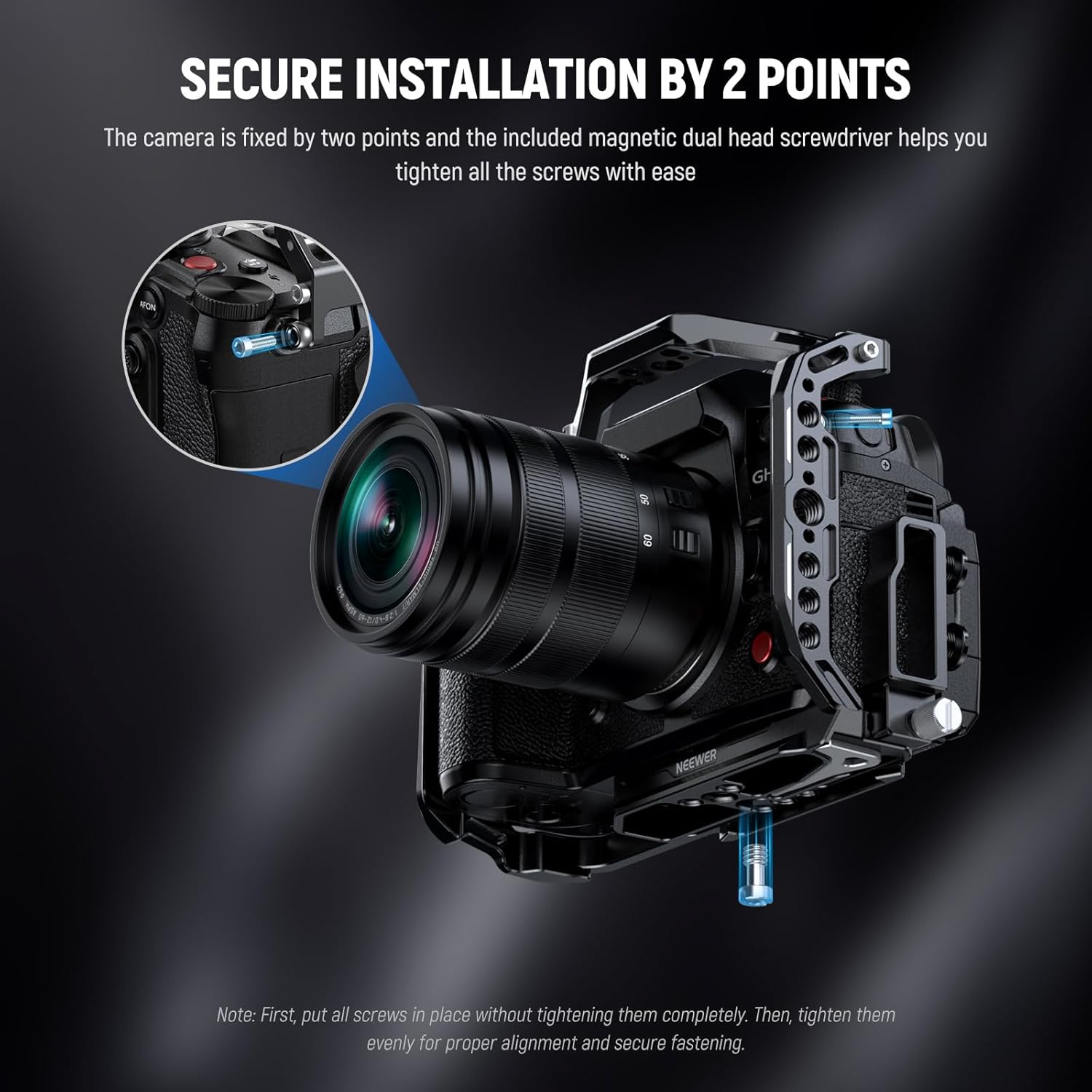 NEEWER CA055 Camera Cage - Panasonic GH6 