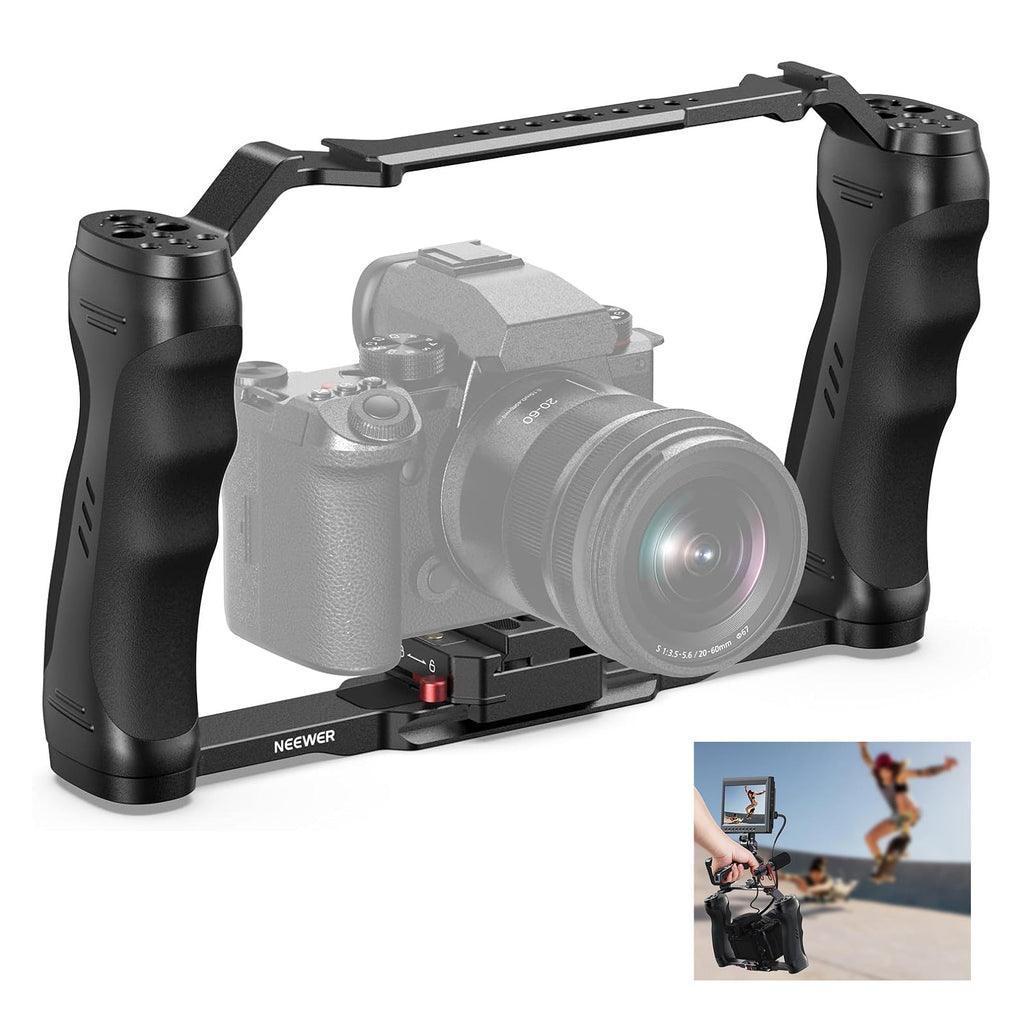 NEEWER CA077 Universal Camera Cage with Arca-Swiss QR Plate 