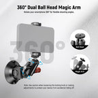 NEEWER CA104 3" Suction Cup Camera Mount with Magic Arm