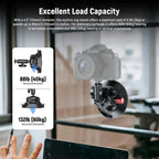 NEEWER CA105 4.5" Suction Cup Camera Mount with Magic Arm