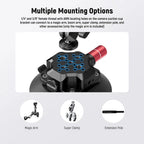 NEEWER CA105 4.5" Suction Cup Camera Mount with Magic Arm