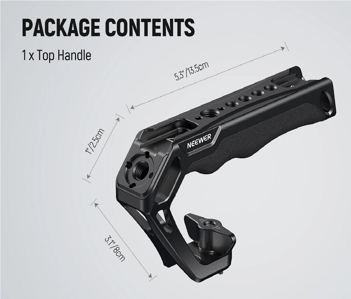 NEEWER CA107 Top Handle for Camera Cage