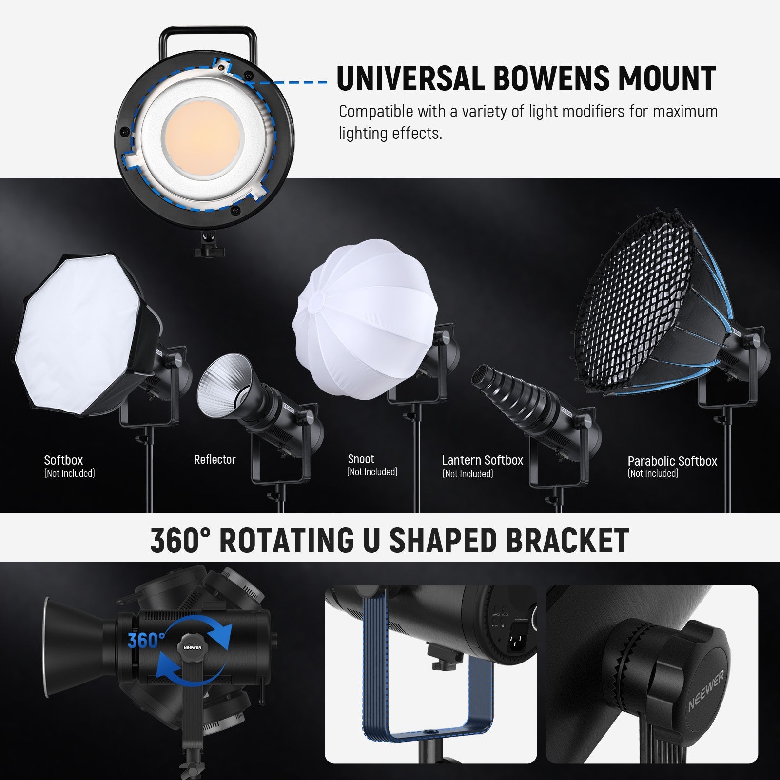 NEEWER CB200C RGB LED Video Light 