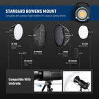 NEEWER CB60B Bi-Color 70w Video Light with App Control