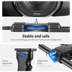 NEEWER CG-MF Camera Video Cage with Top Handle - Blue