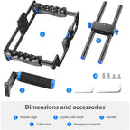 NEEWER CG-MF Camera Video Cage with Top Handle - Blue