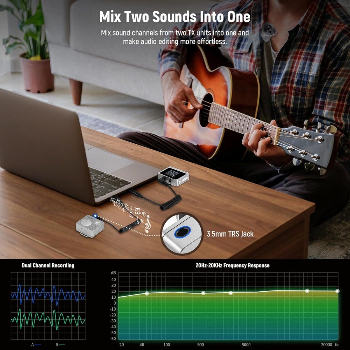NEEWER CM31 Wireless Lavalier Microphone