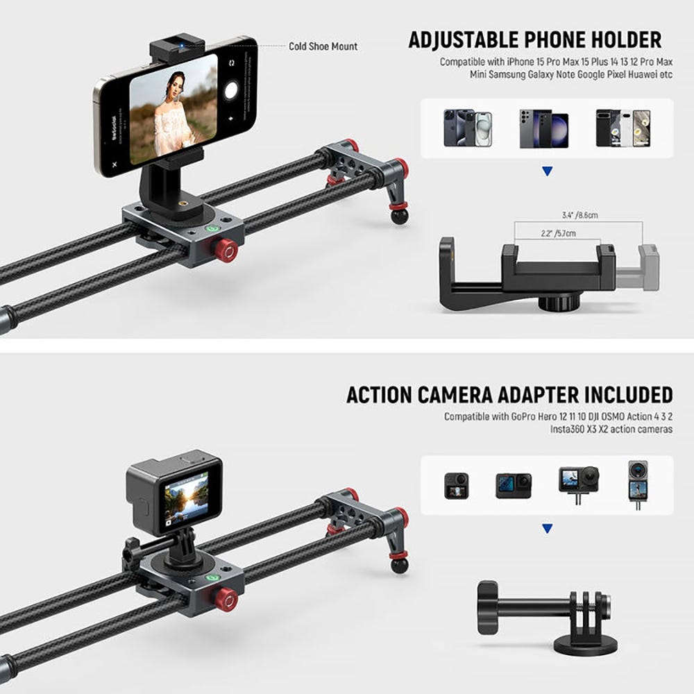 NEEWER CS2M Carbon Fiber Camera Slider