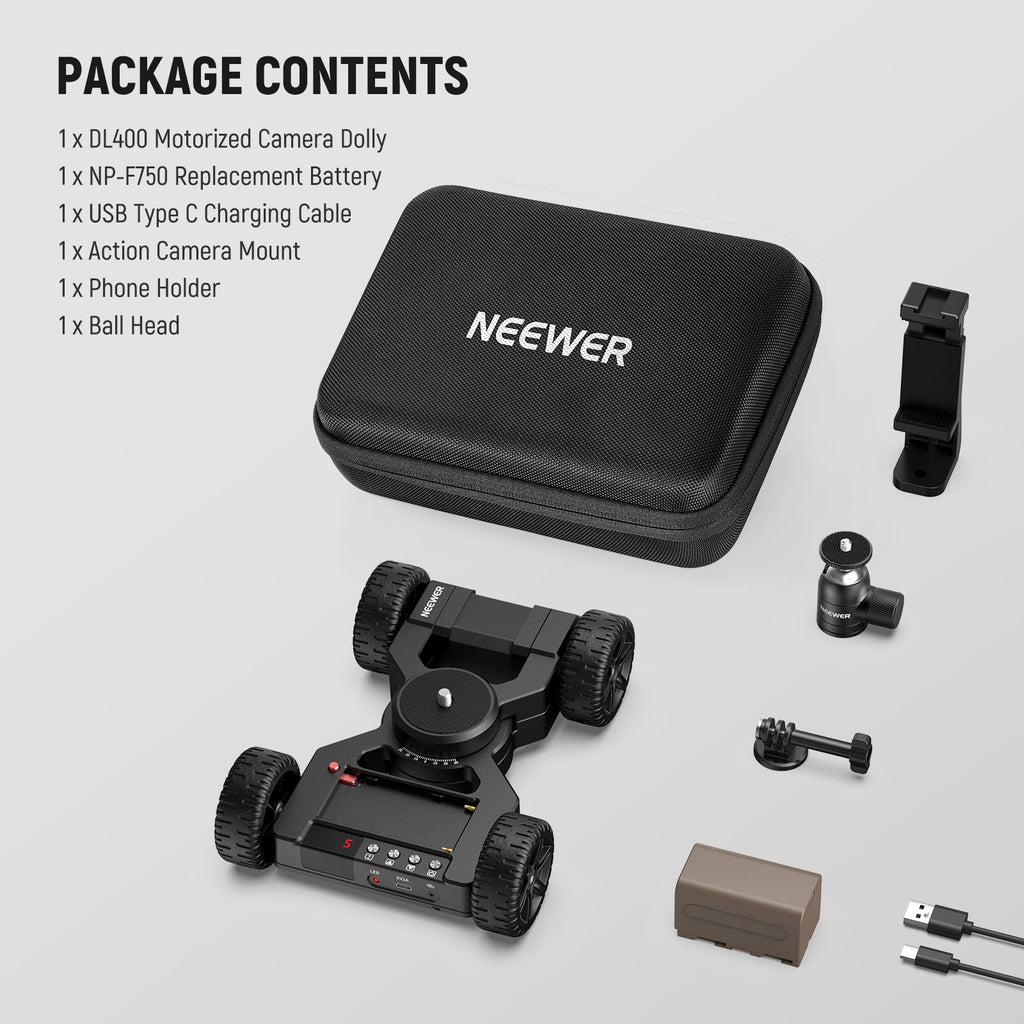 NEEWER DL400 Motorized Camera Slider Dolly
