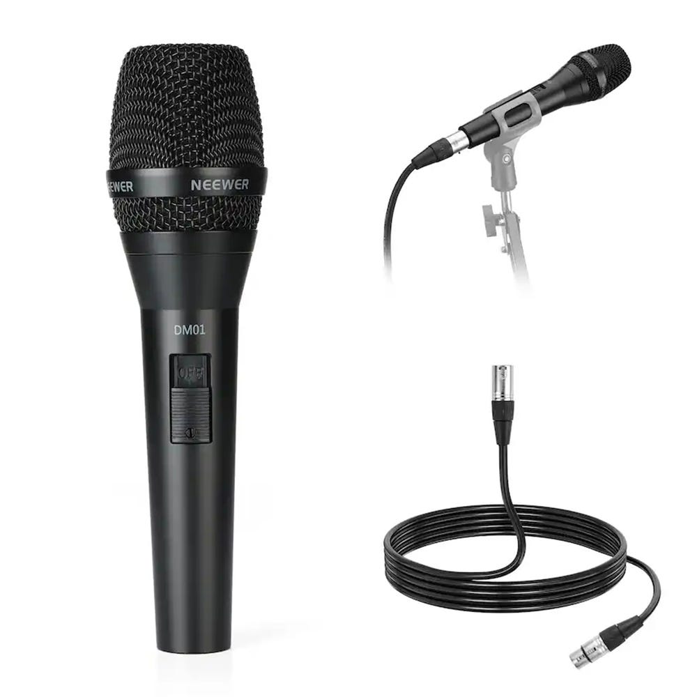 NEEWER DM01 Cardioid Microphone with XLR Cable