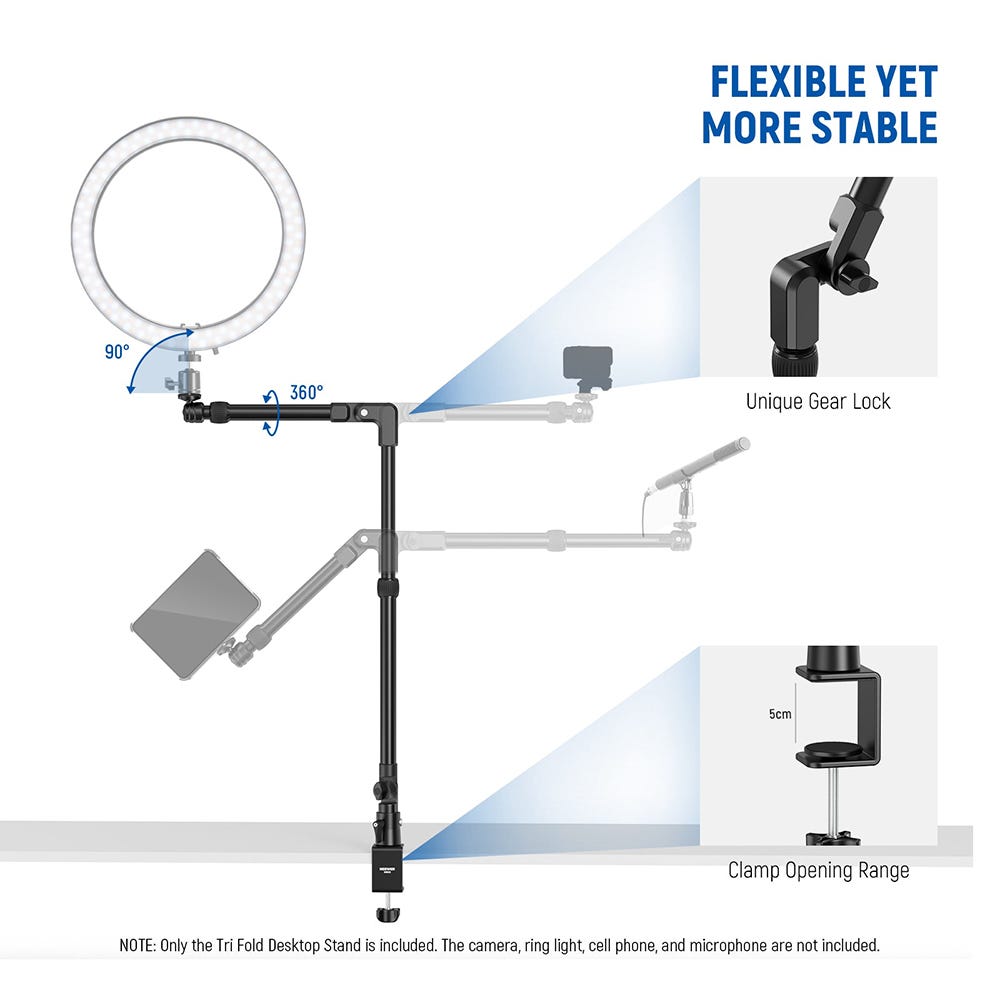 NEEWER DS-023 Overhead Camera Desk Stand