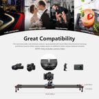 NEEWER ER1-100 100cm Carbon Fiber Motorized Camera Slider with App Control