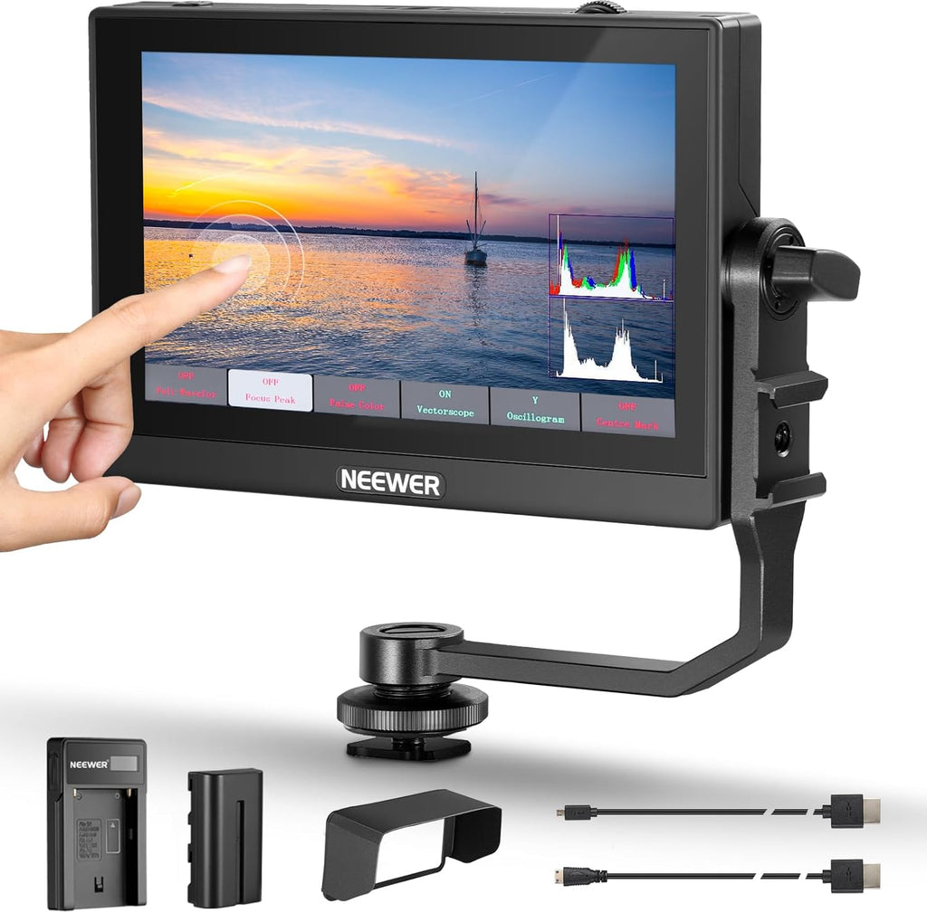 NEEWER F500 5.5" Camera Field Monitor with NP-F550 Battery 