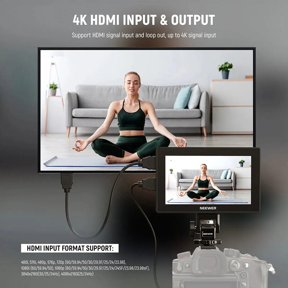 NEEWER F500 Pro 5.5" HD Camera Monitor
