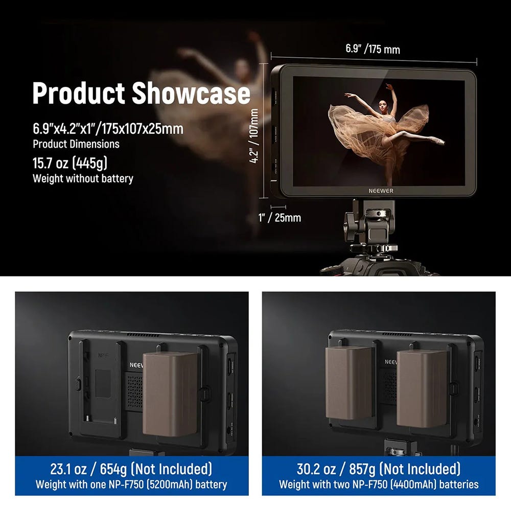 NEEWER F700 7" HD Camera Monitor