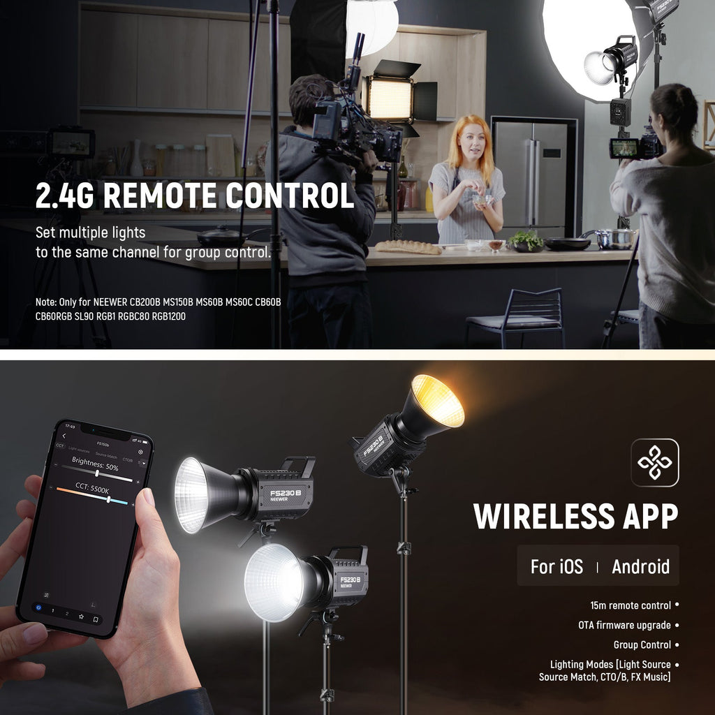 NEEWER FS230B Bi-Color LED Video Light