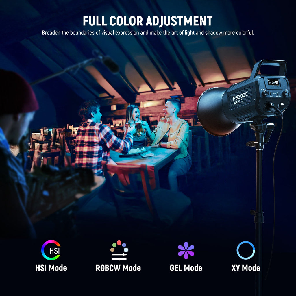 NEEWER FS300C 300w RGB Video Light