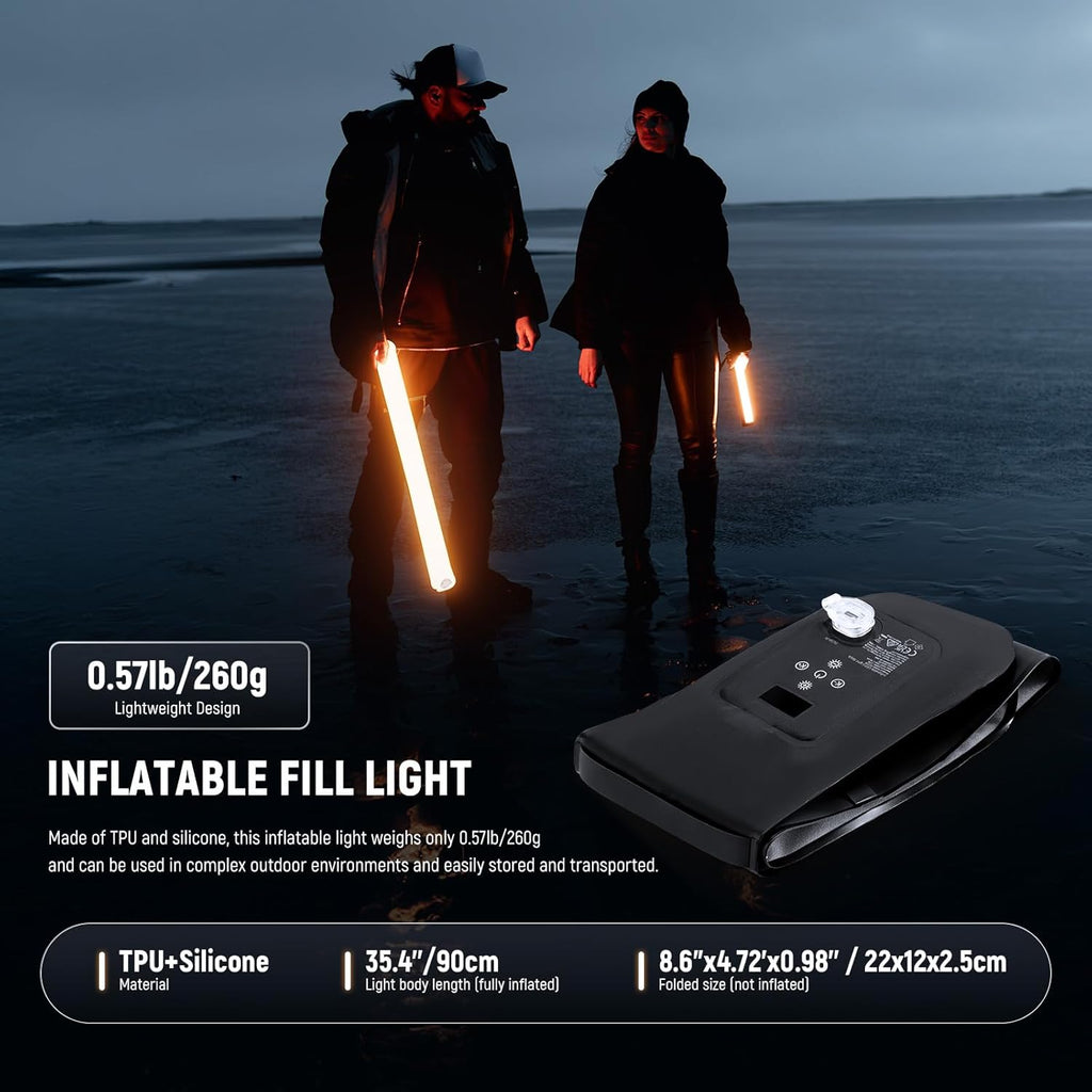 NEEWER GC21B Bi-Color Handheld LED Tube Light Video Light Wand