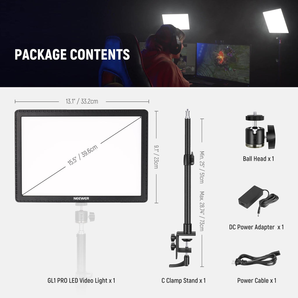 NEEWER GL1 Pro Game Panel Light