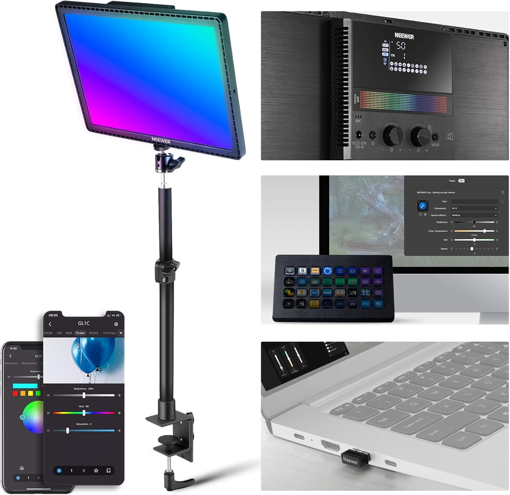NEEWER GL1C RGB Game Panel Light