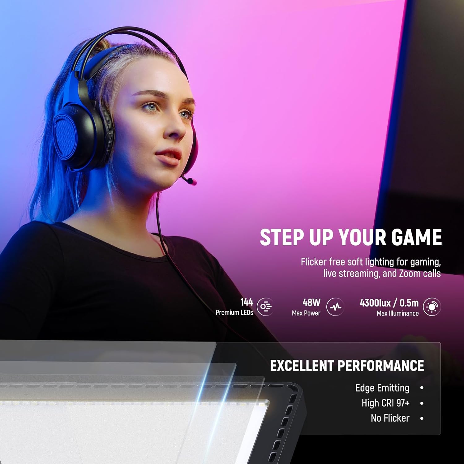 NEEWER GL1C RGB Game Panel Light