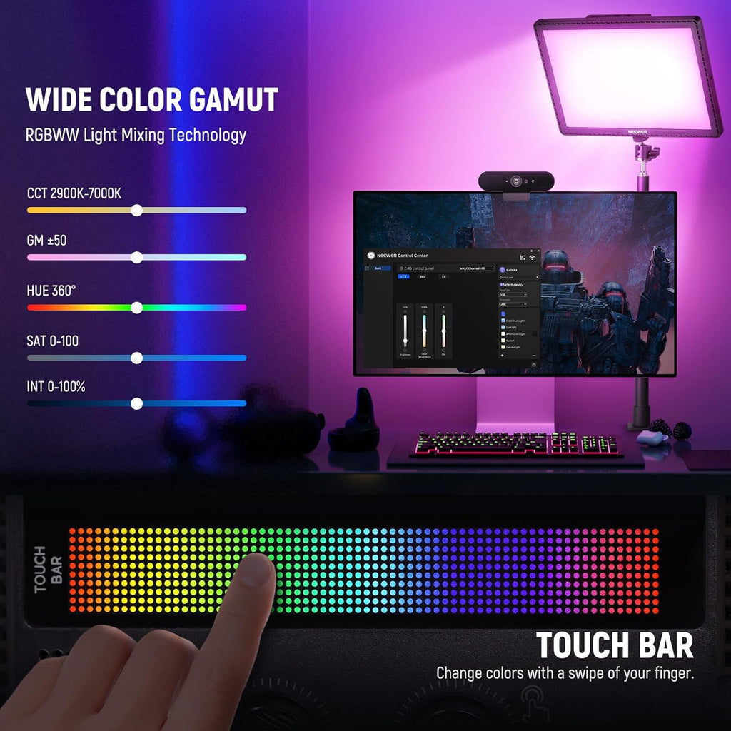 NEEWER GL1C RGB Game Panel Light