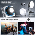 NEEWER HB80C Mini RGB LED Video Light Kit