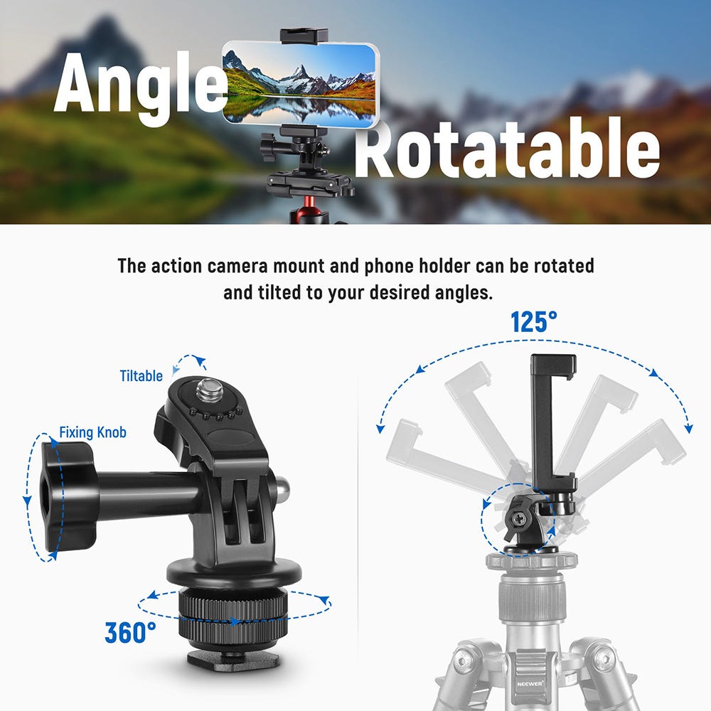 NEEWER Hot Shoe Mount Adaper Kit