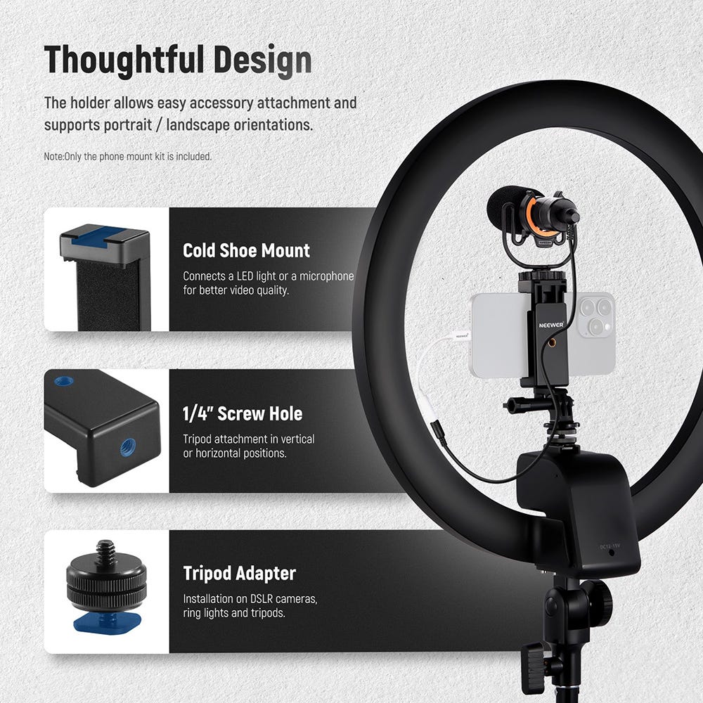 NEEWER Hot Shoe Mount Adaper Kit
