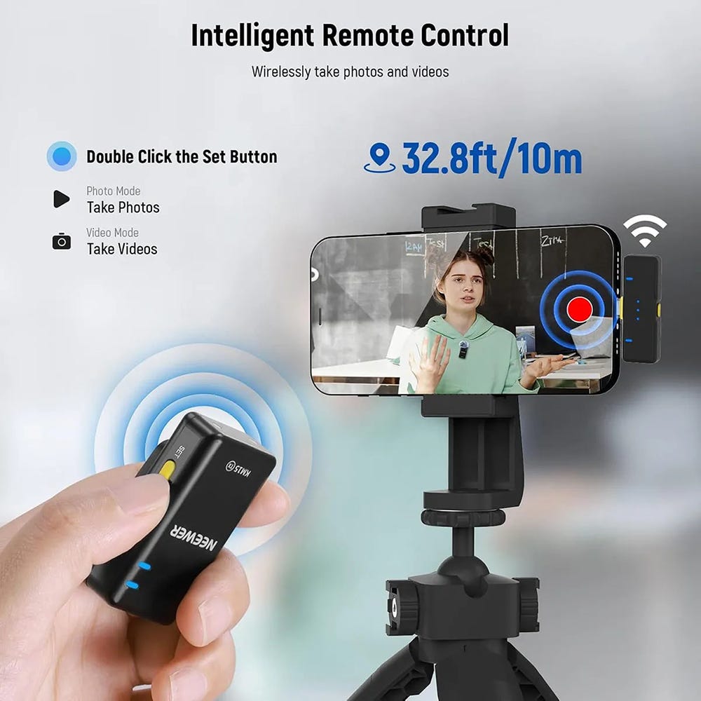 NEEWER KM15 Wireless Lavalier Microphone