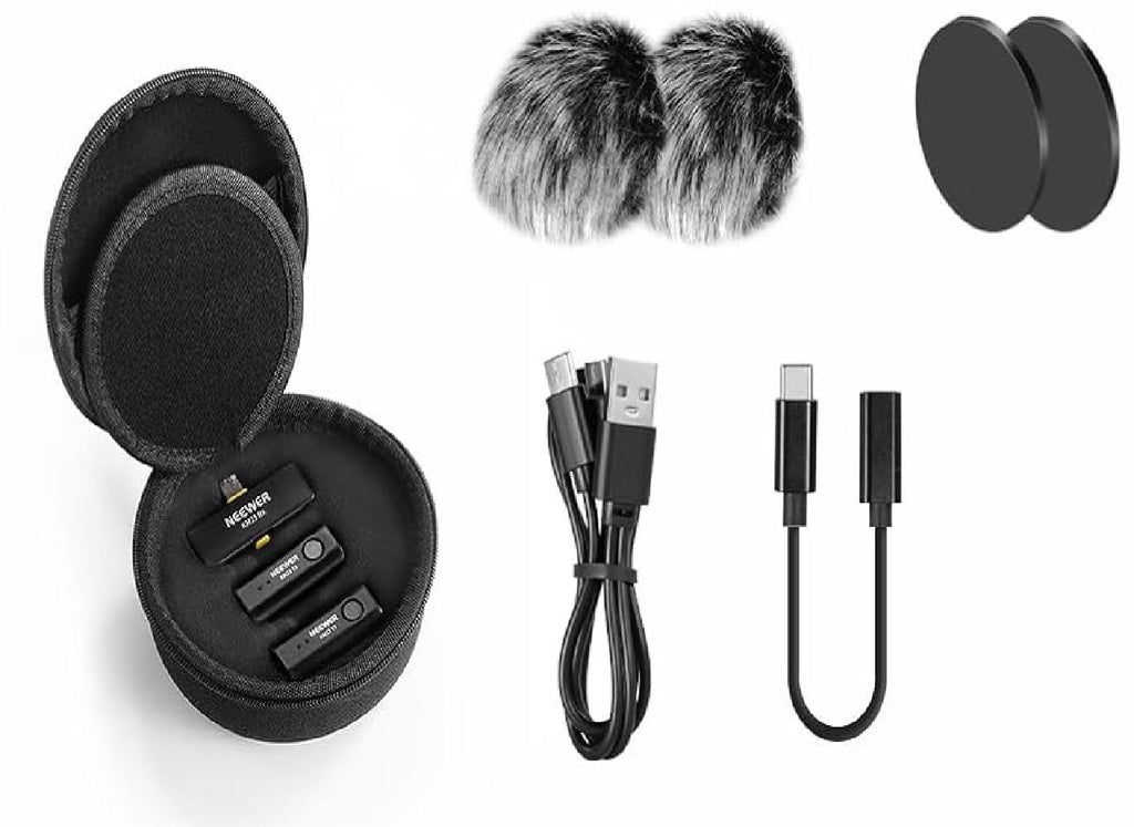 NEEWER KM23 Max Wireless USB-C Lavalier Microphone