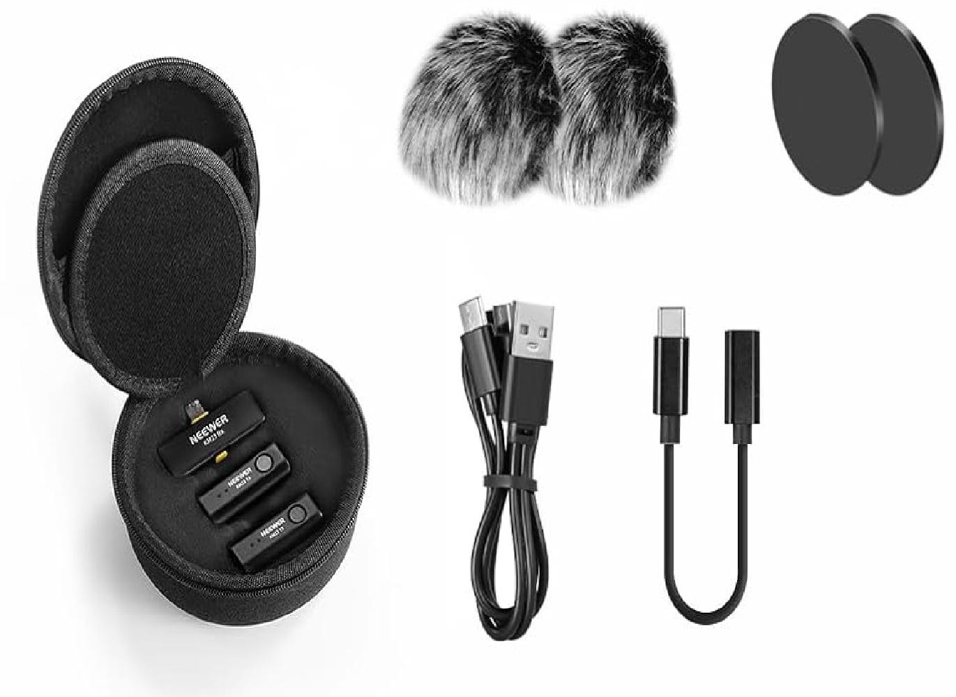 NEEWER KM23 Max Wireless USB-C Lavalier Microphone