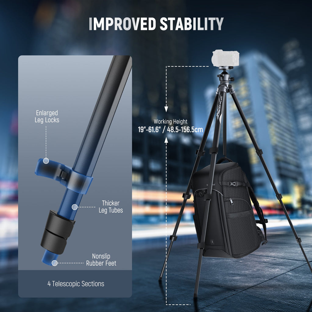 NEEWER LITETRIP LT07 Aluminium Travel Tripod