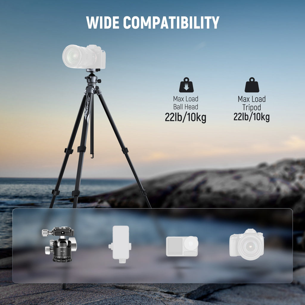 NEEWER LITETRIP LT07 Aluminium Travel Tripod