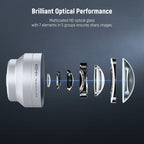 NEEWER LS-66 65mm HD Telephoto Phone Lens for 17mm Thread