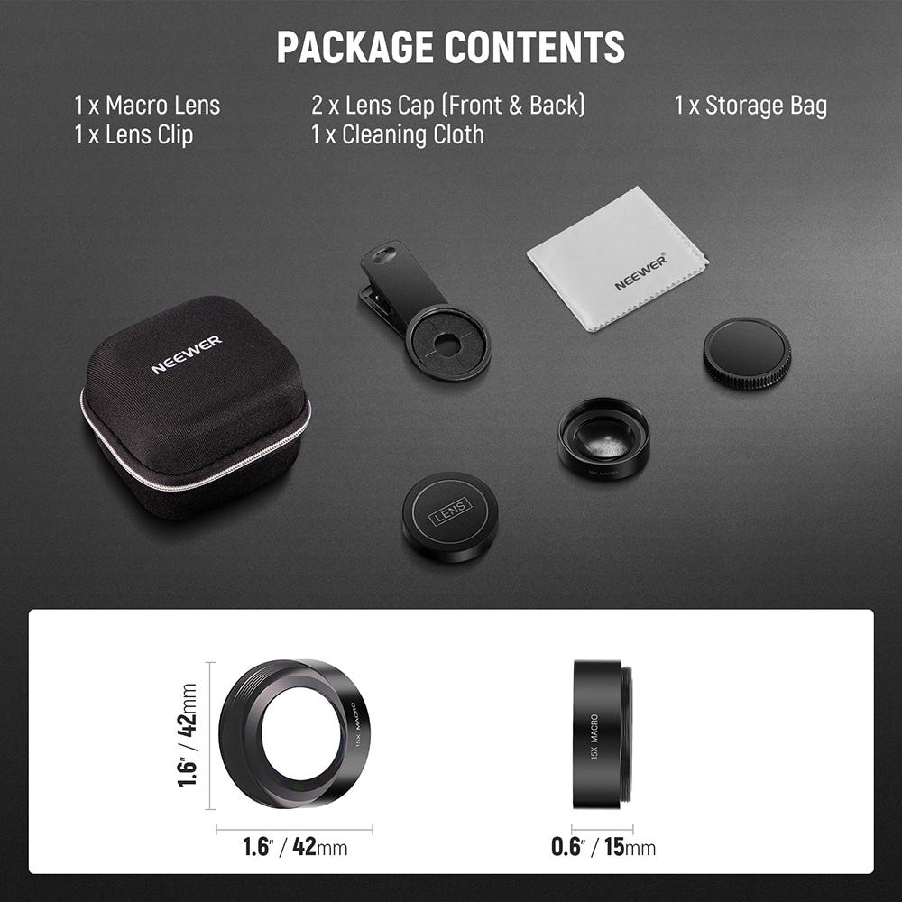 NEEWER LS-69 15x Macro Phone Lens