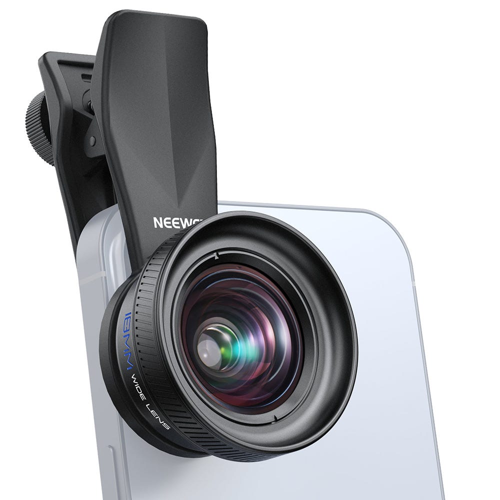 NEEWER LS-72 18mm Wide Angle Phone Lens for 17mm Thread