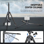 NEEWER LT07 1.55m Aluminium Travel Tripod