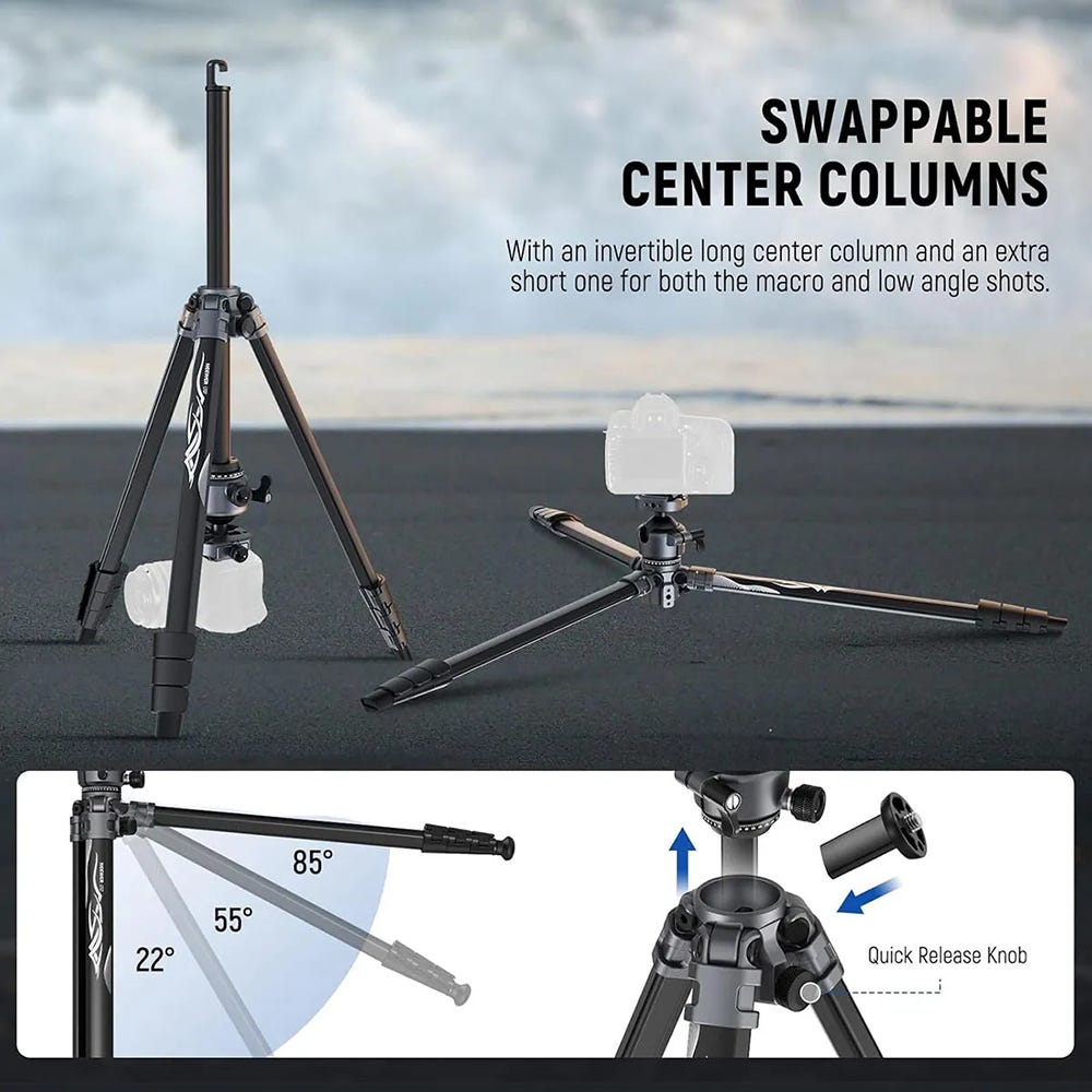 NEEWER LT07 1.55m Aluminium Travel Tripod