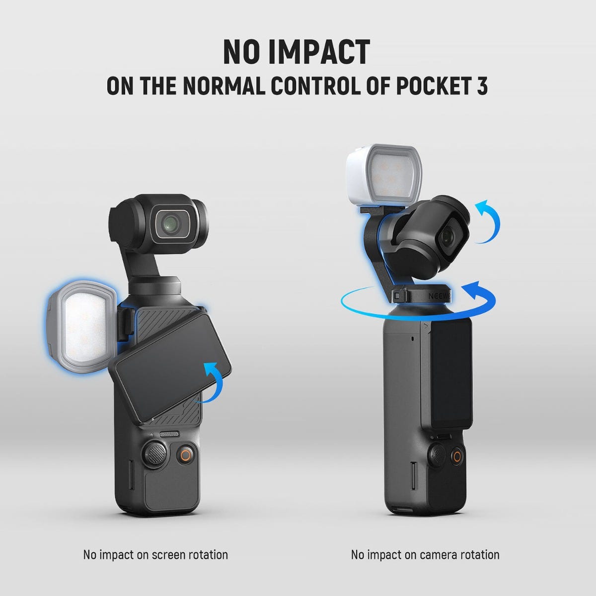 NEEWER M21 Magnetic Auxiliary Light for DJI Osmo Pocket 3