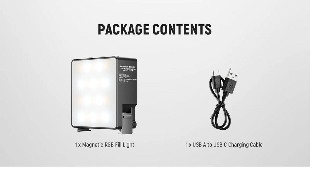 NEEWER M26 Magnetic RGB LED Camera Light