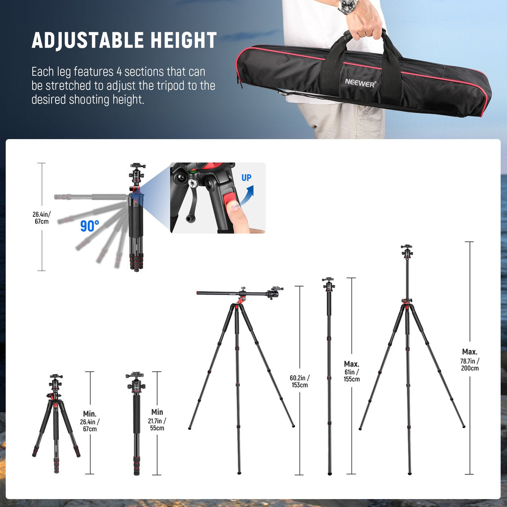 NEEWER N284+GO Tripod Kit