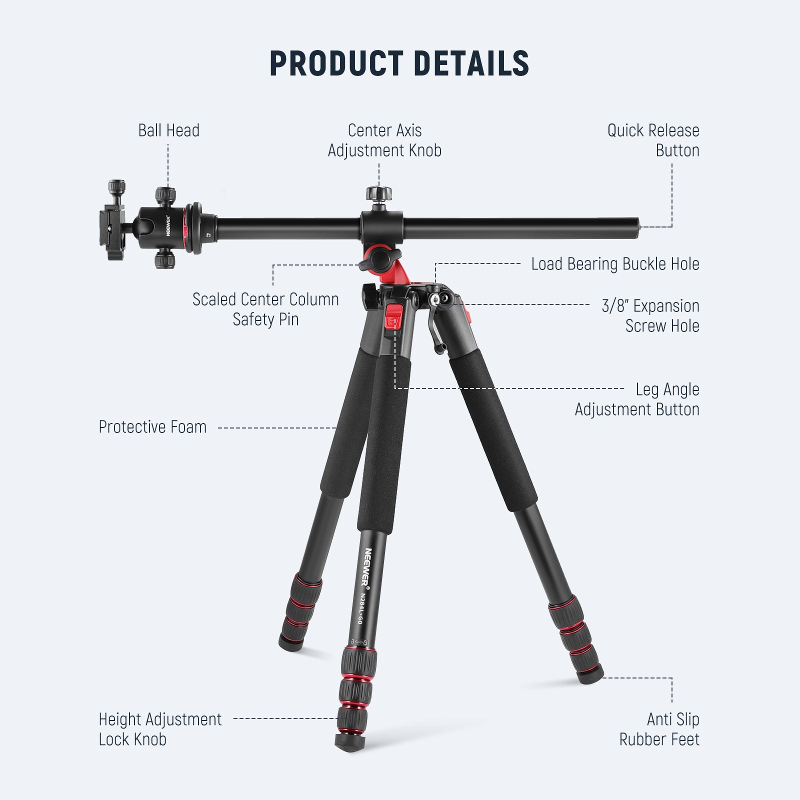 NEEWER N284+GO Tripod Kit